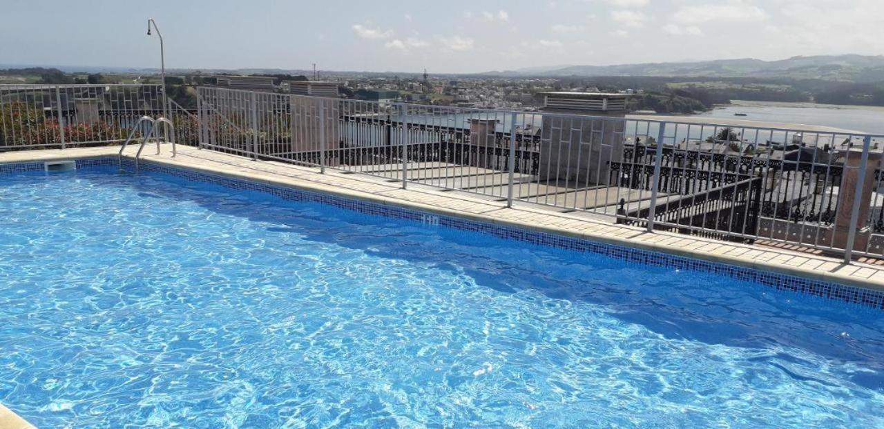 Moderno Piso Con La Mejor Terraza De Ribadeo Y Vistas Maravillosas 外观 照片