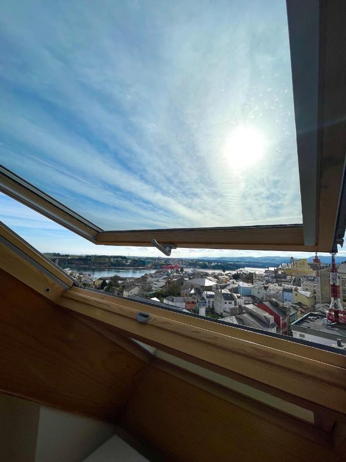 Moderno Piso Con La Mejor Terraza De Ribadeo Y Vistas Maravillosas 外观 照片
