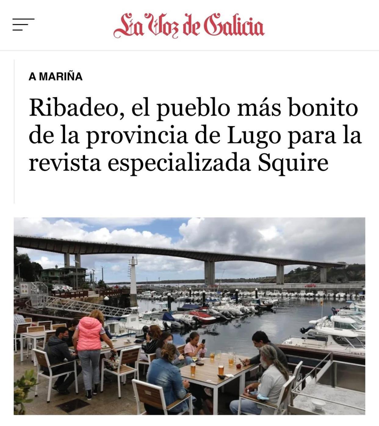 Moderno Piso Con La Mejor Terraza De Ribadeo Y Vistas Maravillosas 外观 照片