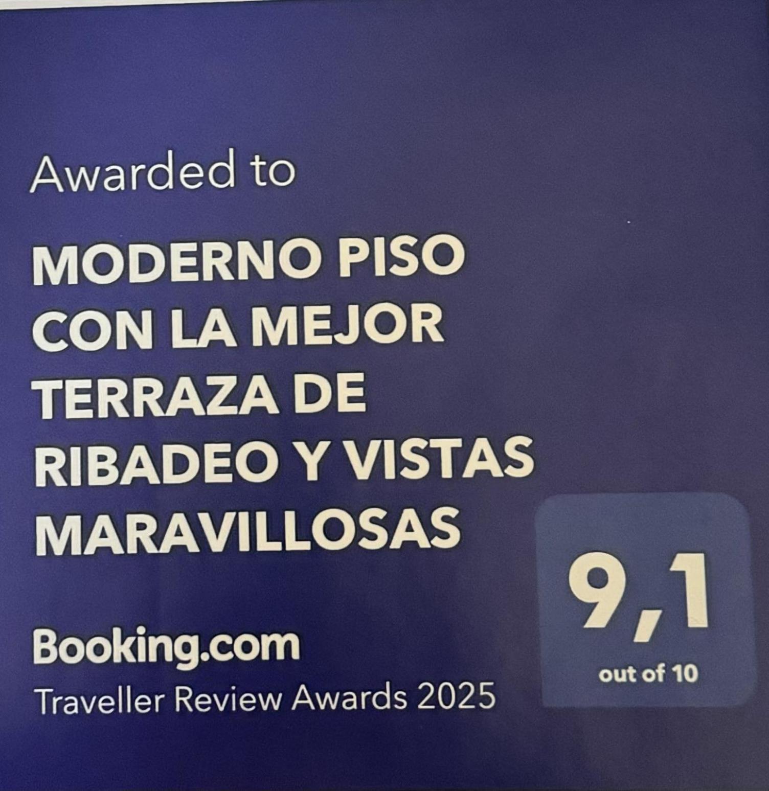 Moderno Piso Con La Mejor Terraza De Ribadeo Y Vistas Maravillosas 外观 照片